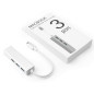 Adaptateur Hub USB TYPE C Mâle convertisseur vers 3 Ports USB 3.0 et RJ45 Gigabit Ethernet (10/100/1000M) pour MacBook Adaptateur Hub USB TYPE C Mâle convertisseur vers 3 Ports USB 3.0 et RJ45 Gigabit Ethernet (10/100/1000M) pour MacBook