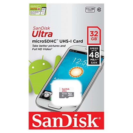 Carte mémoire SanDisk  Ultra MicroSDHC  - UHS-I - Class 10 - 32GB
