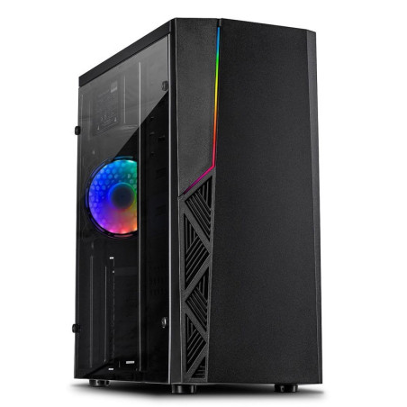 Boîtier PC Gamer INTER-TECH B-02 RGB - Noir