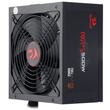 REDRAGON RGPS 500W - 80 PLUS BRONZE