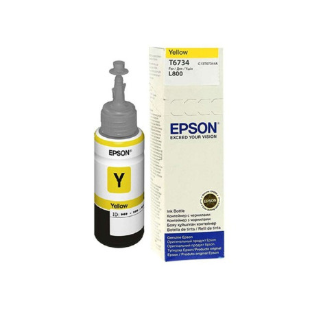 Bouteille D'encre Adaptable EPSON T6734 - Jaune