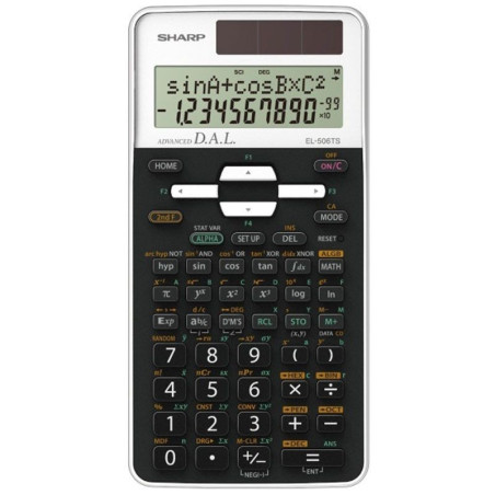CALCULATRICE SHARP 470 FONCT EL-506TS-WH