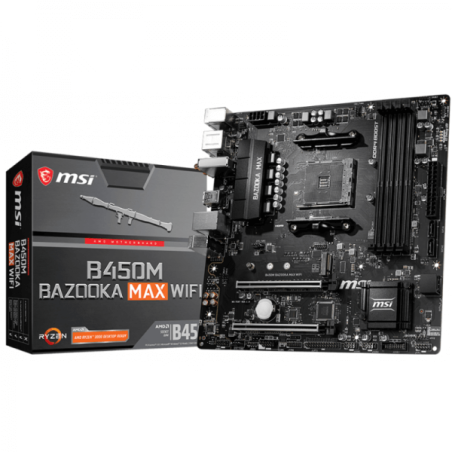 CARTE MERE MSI B450M BAZOOKA MAX WIFI (B450M-BAZO)