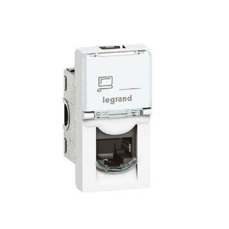 Prise RJ45 Programme Mosaic Categorie 6 FTP 1 Module