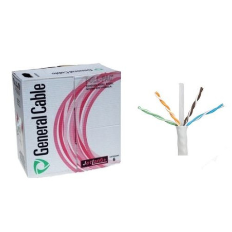 Bobine Câble Réseau UTP Catégorie 6 GENERAL CABLE (305m)