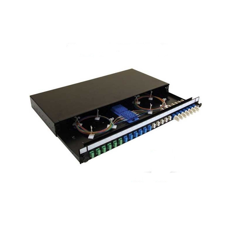 TIROIR FIBRE OPTIQUE 12 PORTS LC DX SEL
