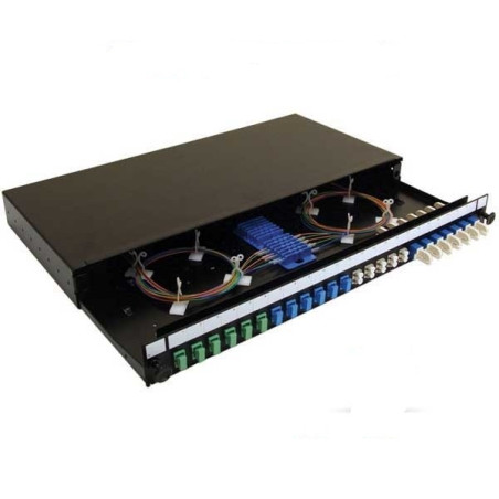 TIROIR FIBRE OPTIQUE 12 PORTS LC DX SEL