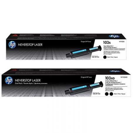 PACK DE 2 TONERS HP 103AD NOIR