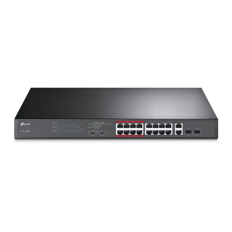 SWITCH TPLINK 16 PORTS POE + 2 PORTS GIGABIT (TL-SL1218MP)