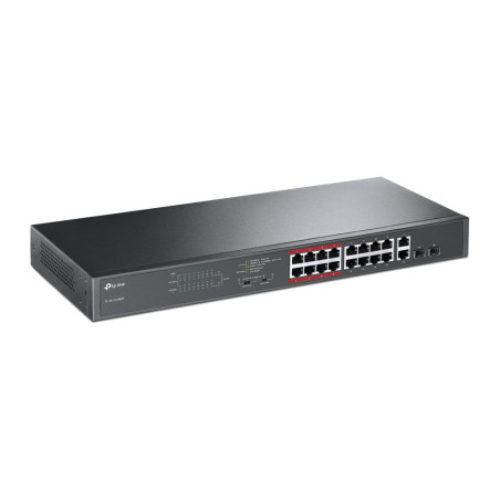 SWITCH TPLINK 16 PORTS POE + 2 PORTS GIGABIT (TL-SL1218MP)