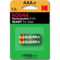 PILE KODAK AAA RECHARGEABLE B2 1000MAH