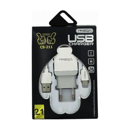 CHARGEUR TREQA POUR SMARTPHONE (SAMSUNG/IPHONE)