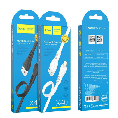 CABLE CHARGEUR HOCO 3A POUR IPHONE
