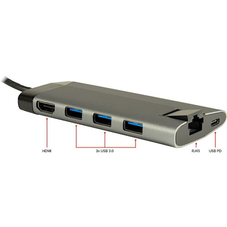station d'accueil ARGUS USB Type C multifonctionnelle GDC-802