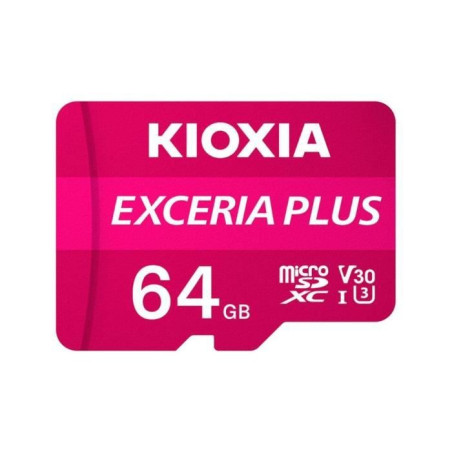 CARTE MEMOIRE KIOXIA EXCERIA PLUS 64GB C10 V30