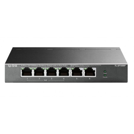 SWITCH TPLINK 6 PORTS AVEC 4 PORTS POE (TL-SF1006P)