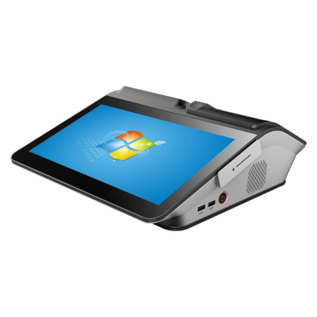 CAISSE TACTILE Windows J1900/Quad Core  4GO/64GO/ Ecran 11.6"CAP /5 USB / RJ 45/  VGA / PORT SERIE+ IMPRIMANTE INTÉGRÉE  80mm