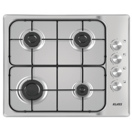 CUISINIERE ENCASTRABLE KLASS 4 FEUX 60CM INOX