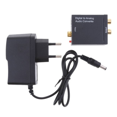 CONVERTISSEUR COAXIAL OPTIQUE VERS RCA ANALOGIQUE