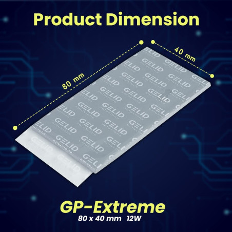 COUSSIN THERMIQUE GP-EXTREME 80 X 40 2mm