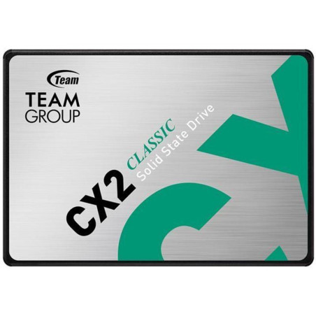 DISQUE DUR INTERNE TEAM GROUP CX2 256GO SSD 2.5" (T253X6256G0)