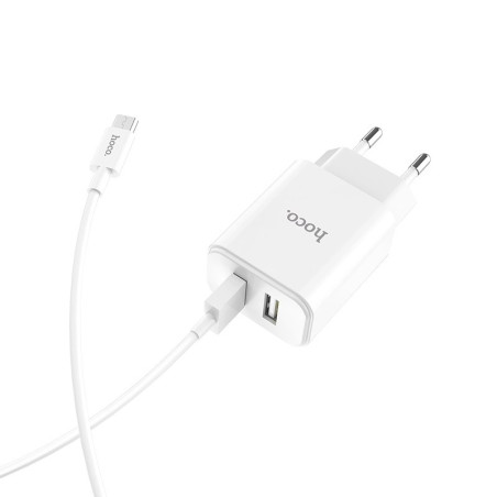 CHARGEUR HOCO C62A 2.1A POUR MICRO