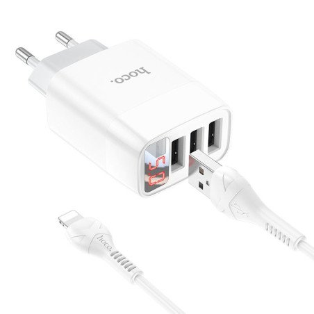 CHARGEUR HOCO C93A POUR IPHONE
