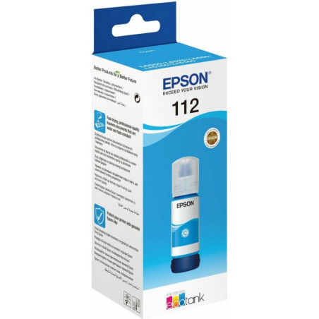 BOUTEILLE ENCRE 112 CYAN ORIGINAL