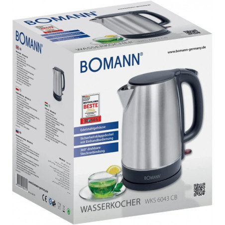BOUILLOIRE ÉLECTRIQUE BOMANN WKS6043CB 2200W