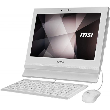 PC DE BUREAU ALL IN ONE MSI PRO 16T 10M CELERON 5205U 4GO 256GO SSD AVEC CLAVIER-SOURIS
