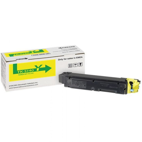 TONER ORIGINAL KYOCERA TK-5140Y JAUNE ECOSYS6030
