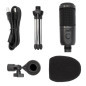 MICROPHONE GAMING WHITE SHARK TAUS / NOIR (DSM-03)