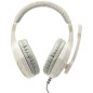 MICRO CASQUE GAMER WHITE SHARK PANTHER - BLANC&SILVER (GHS-1641)