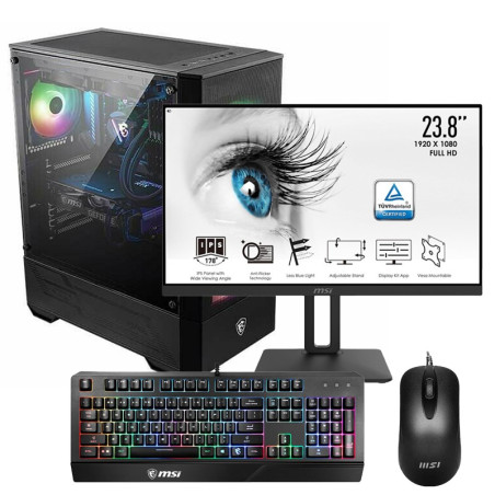 PC BUREAU MSI INTEL CORE I3 16GB 500 SSD + ECRAN MSI 24" PRO