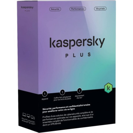 ANTIVIRUS KASPERSKY 1 POSTE 2023 PLUS LICENCE 1 AN