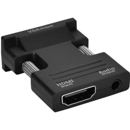 ADAPTATEUR CONVERTISSEUR VGA TO HDMI (AVEC TRANSFO)