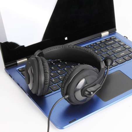 Micro casque Vcom USB avec Microphone
