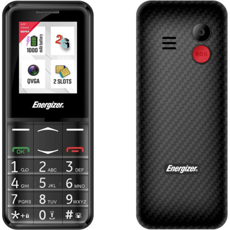 TELEPHONE PORTABLE ENERGIZER ENERGY E4 - NOIR