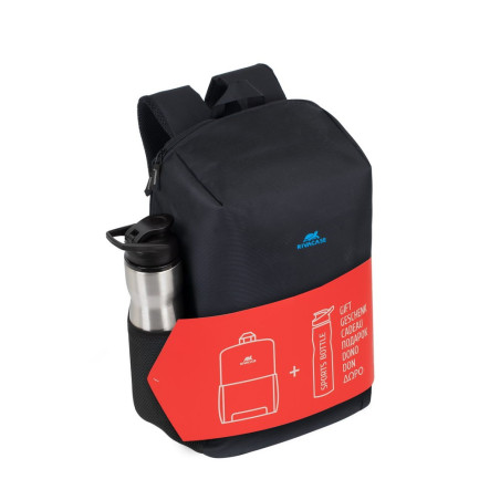 SAC À DOS 15.6" RIVACASE 8068 + BOUTEILLE DE SPORT / NOIR