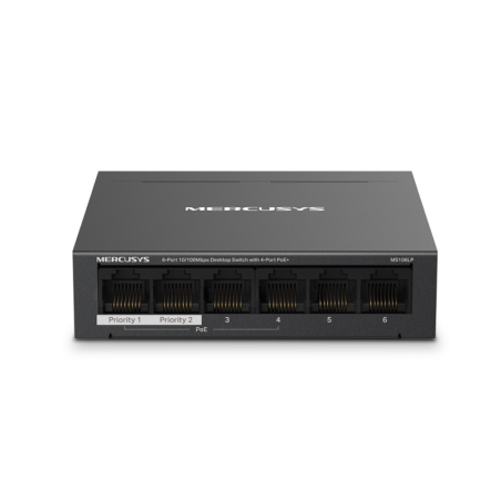 SWITCH MERCUSYS TL-MS106LP 6 PORTS 10/100MBPS AVEC 4 POE