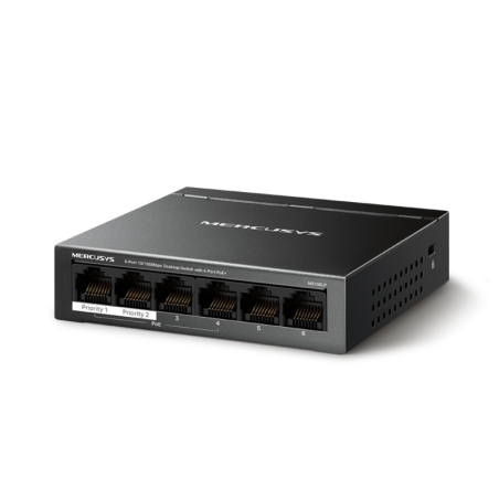 SWITCH MERCUSYS TL-MS106LP 6 PORTS 10/100MBPS AVEC 4 POE