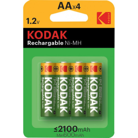 PILE KODAK RECHARGEABLE AA B4 2100MAH