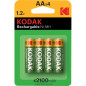 PILE KODAK RECHARGEABLE AA B4 2100MAH