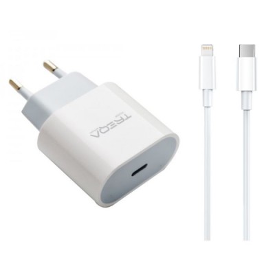CHARGEUR TREQA POUR SMARTPHONE IPHONE-TYPE C (CH-9025)