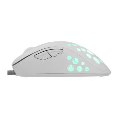 SOURIS GAMING WHITE SHARK GM-5013 / 12 800 DPI - BLANC