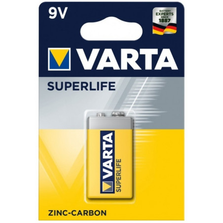 PILE VARTA SUPERLIFE 9V BP1