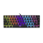 CLAVIER GAMING MECANIQUE WHITE SHARK ASHIKO GK-2202  ROUGE ET NOIR