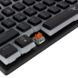CLAVIER GAMING MECANIQUE WHITE SHARK ASHIKO GK-2202  ROUGE ET NOIR