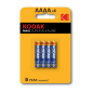 PILE KODAK MAX ALKALINE AAAA 1.5V BP4