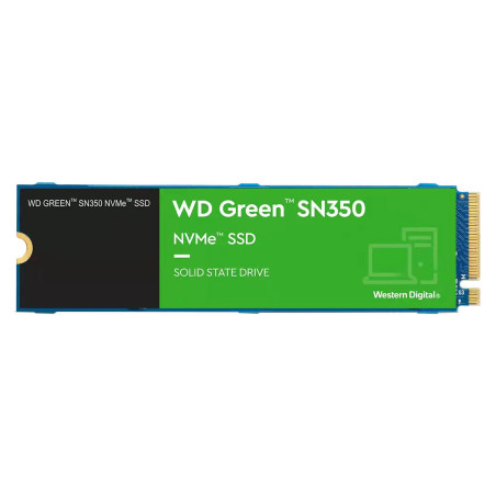 DISQUE DUR SSD INTERNE WESTERN DIGITAL GREEN SN350 500GO M.2 NVME